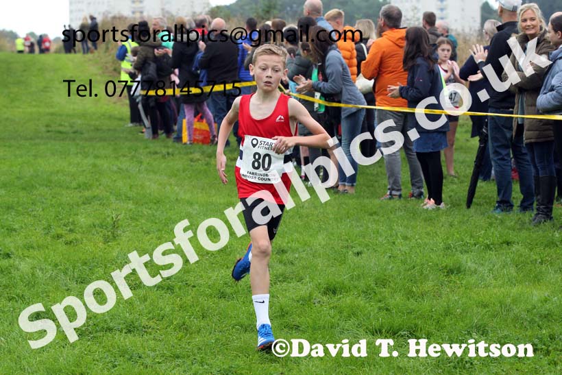 Boys and Girls under-13s, 2021 Farringdon Open Cross Country, Sunderland . Photo: David T. Hewitson/Sports for All Pics